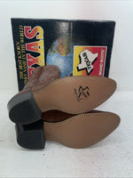 New Men’s Brown Texas Brand Cowboy Boots. 5111 8.5 8 1/2 D. 3-129