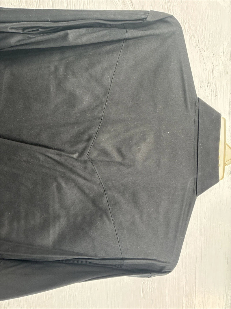 New Men’s Western Express Black Western Long Sleeve Pearl Snap XL T-42