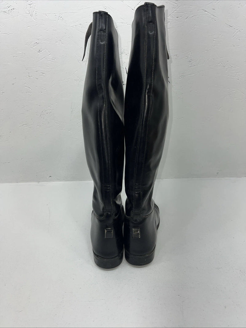 Used Women’s Black Imperial English Riding Boots. 7946 6. 12-3