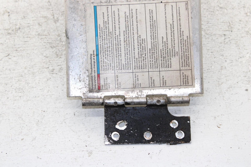 2000 Polaris Classic Touring Oem Clutch Belt Cover 1012412 SP54