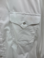 New Men’s Panhandle Slim White Long Sleeve Pearl Snap 3XL E-76