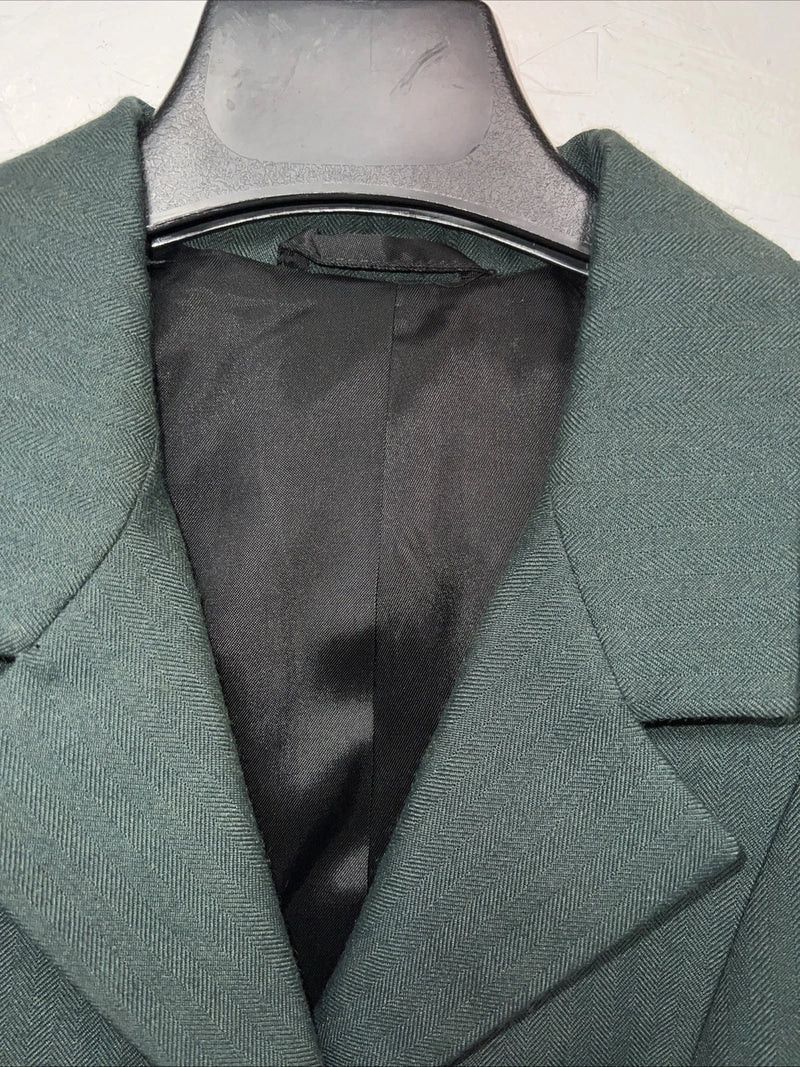 New Women’s Green Ovation English Sport Riding Jacket 14 Long #459153 RR-20