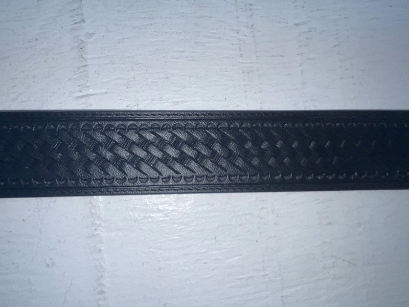 New Black Genuine leather Badger Tooled 50” Belt #B1551XL NN-96