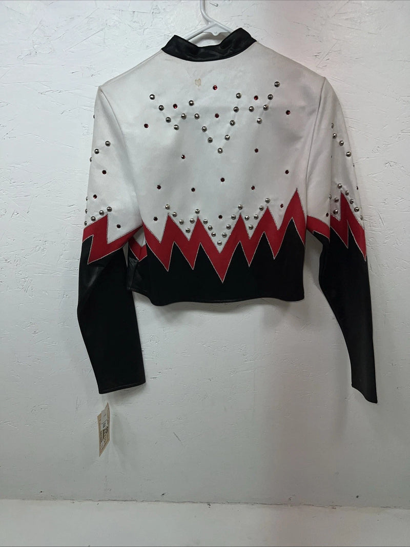 New Women’s 1849 Authentic Ranchwear White Short Western Show Jacket XS UU-69