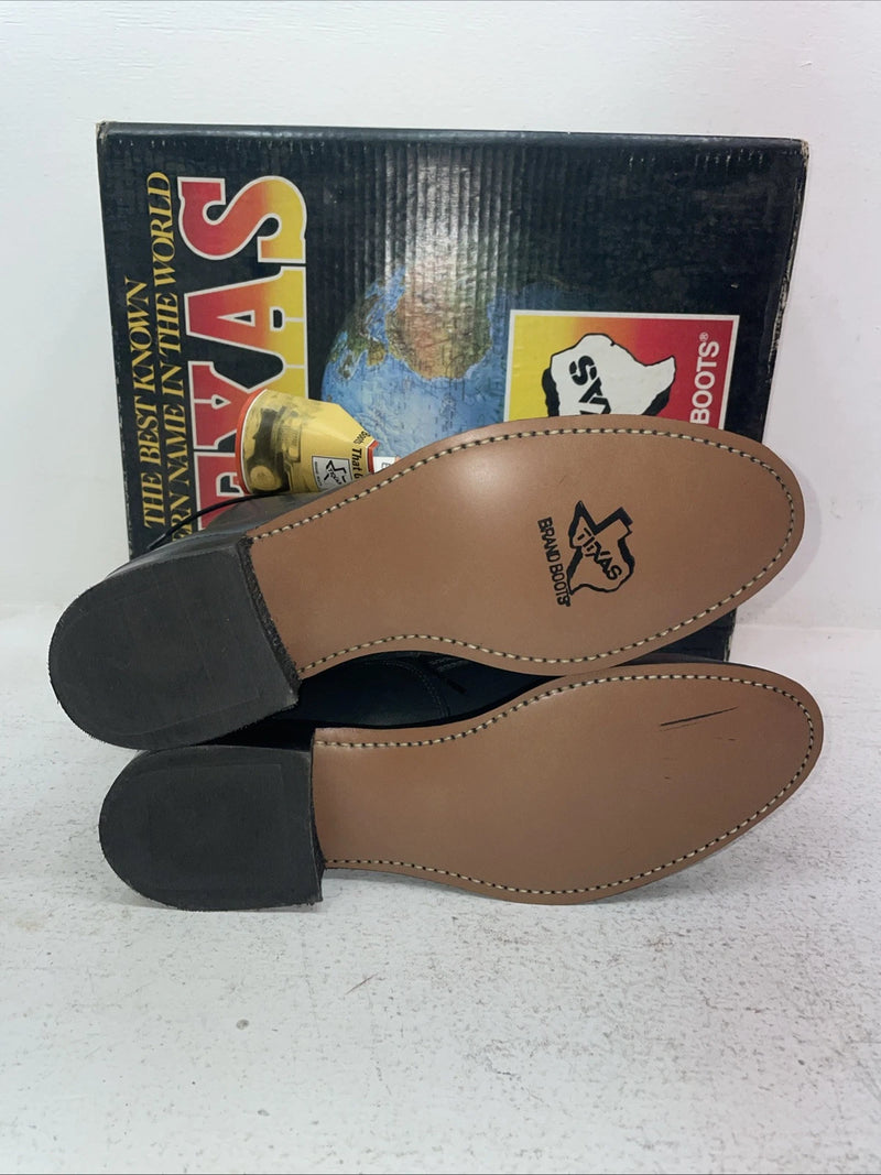 New Men’s Gray Lace Up Texas Brand Cowboy Boots. 8852 9 E E. 3-35