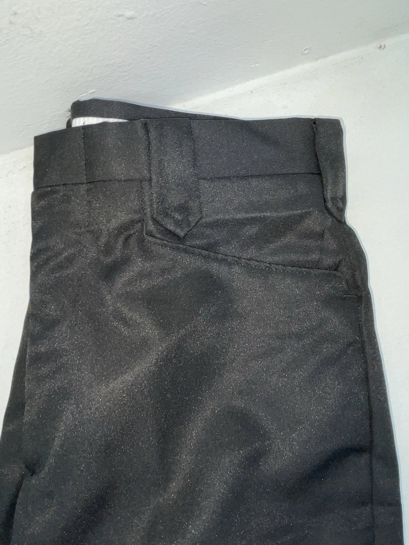 New Vintage Black Circle S Polyester Pants #CP4793 OO-98