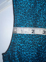 New Women’s Blue 1849 Authentic Ranchwear Cut Off Zip Up Vest XS #77872 3B-71