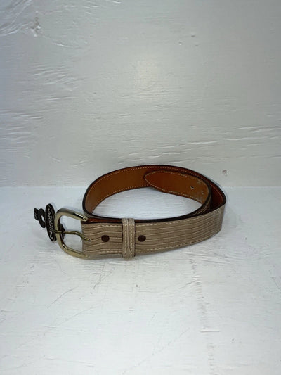 New Brown Genuine Leather Nocona Tooled 32” Belt #1981B JJ-44
