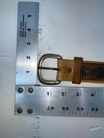 New Brown Genuine Leather Sand & Sage Tooled 28” Belt #533 NN-53