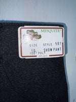 New Vintage Black Mesquite Polyester Pants #591 VV-37