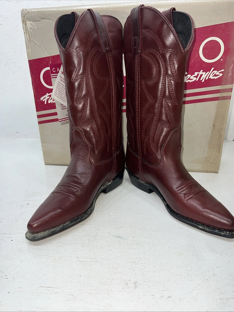 New Women’s Red Capezio Cowboy Boots. L553 6 M. 19-34