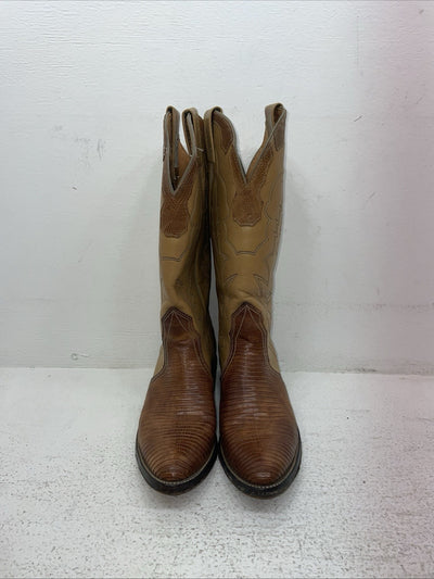 New Men’s Brown Nocona Cowboy Boots. 9013 6.5 6 1/2 D. 1-35