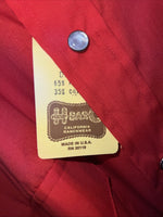 New Men’s Red HbarC Ranchwear Long Sleeve Pearl Snap Shirt. 17x35 XL S-8