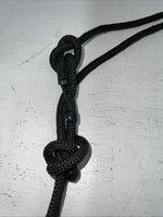New Tough 1 Black Rope Halter Side Pull Combo #50-4000 H-502