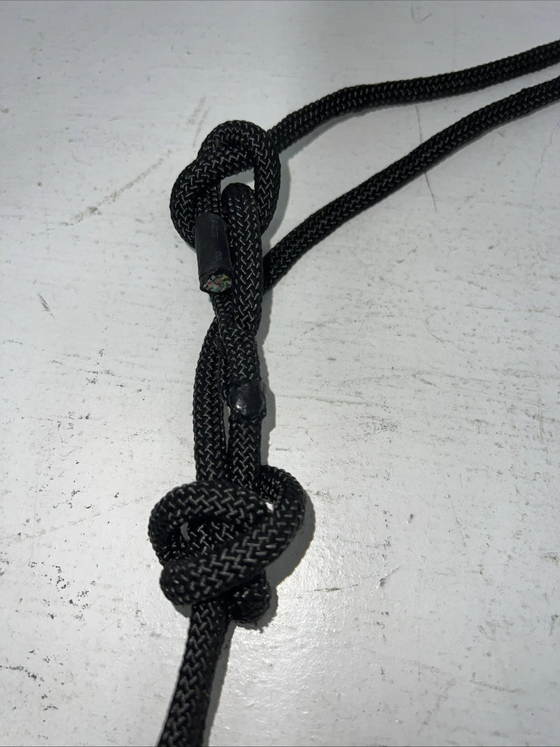 New Tough 1 Black Rope Halter Side Pull Combo #50-4000 H-502