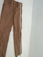 New Vintage Brown Karman Polyester Pants #8405004 3A-104