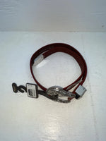 New Red Genuine Leather Nocona Stitched 28” Belt #N3418004 NN-42
