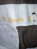 New Vintage Brown Circle S Polyester Pants #CP4776 XX-89