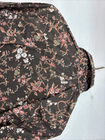 New Women’s Dickson Jenkins Floral Long Sleeve Pearl Snap Size 36 MM-49