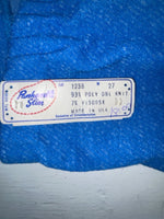 New Vintage Blue Panhandle Slim Polyester Pants #1238 SS-25