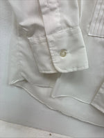 New Women’s Broadway White Designed Long Sleeve Button Up Size Small YY-127