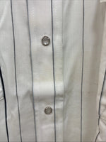 New Men’s Panhandle Slim White Stripe Short Sleeve Pearl Snap 16.5 Large CC-6