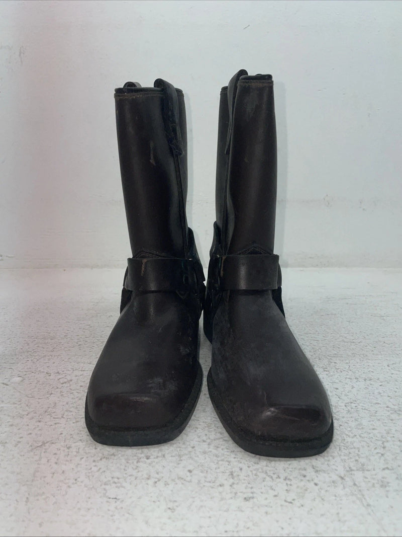 New Kids Brown Texas Brand Cowboy Boots. 3909 13 D. 23-40