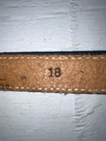 New Black Genuine Leather Western Express Tooled 18” Belt #XK101 NN-70