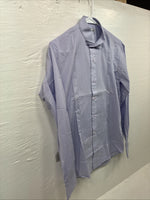 New Wayne Scott Purple Long Sleeve Button Up English Shirt Small X-94