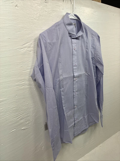 New Wayne Scott Purple Long Sleeve Button Up English Shirt Small X-94