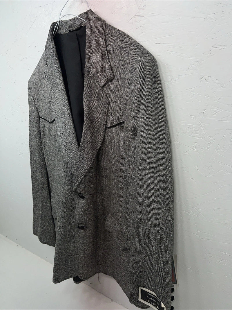 New Men’s Pioneer Wear Grey Suit Jacket 46 #12014 X-604