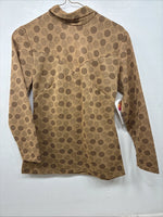 New Women’s Miller Tan Design Long Sleeve Zip Up Medium TT-106
