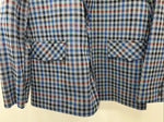 New Men’s Pioneer Wear Blue Plaid Suit Jacket 40 #574 LL-605