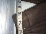 New Vintage Brown H Bar C Polyester Pants #MR477 SS-42