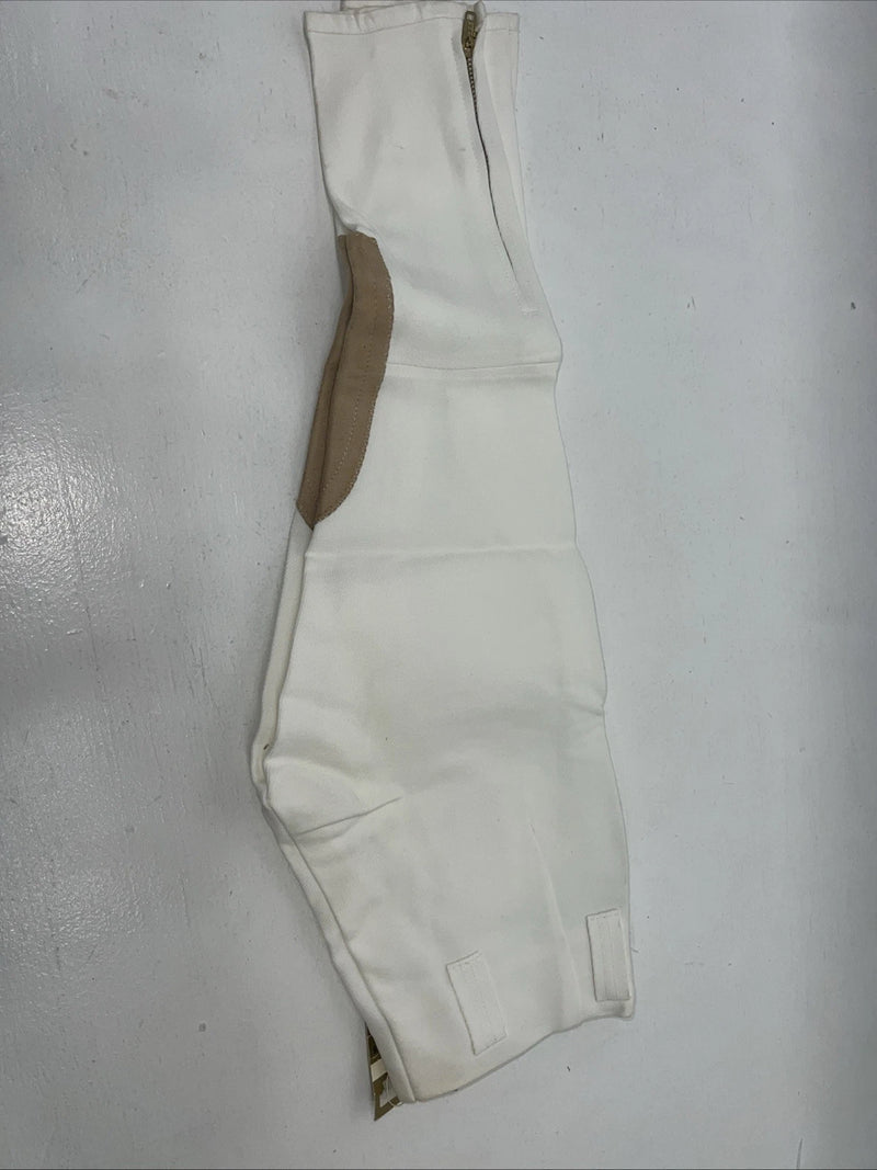 New Children’s White Equi-stretch Prestige No Flare English Breeches. 6 A-160