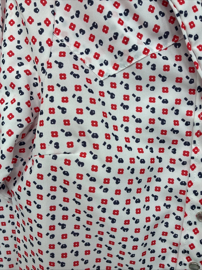 New Women’s Dickson Jenkins Multicolor Long Sleeve Pearl Snap Size 30 MM-37