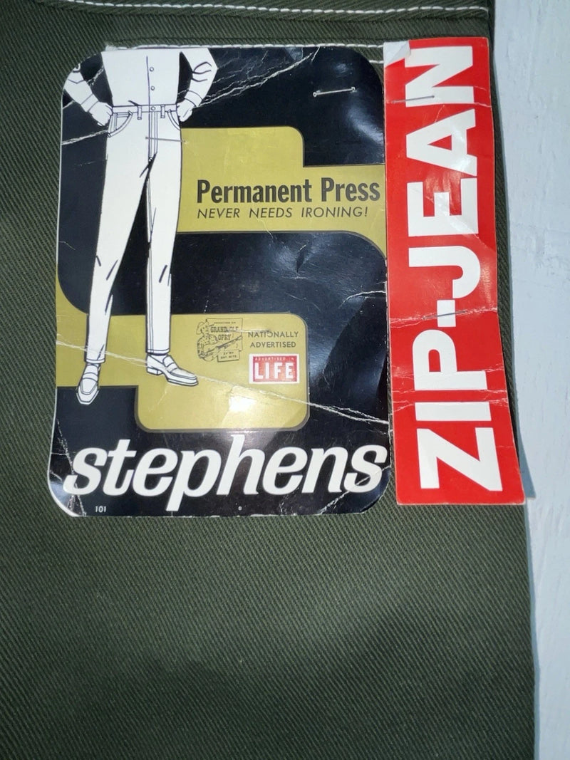 New Vintage Green Stephen’s Polyester Pants #162900 VV-14