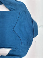 New Kids Denver Blue Long Sleeve Pearl Snap Size 2 DD-148