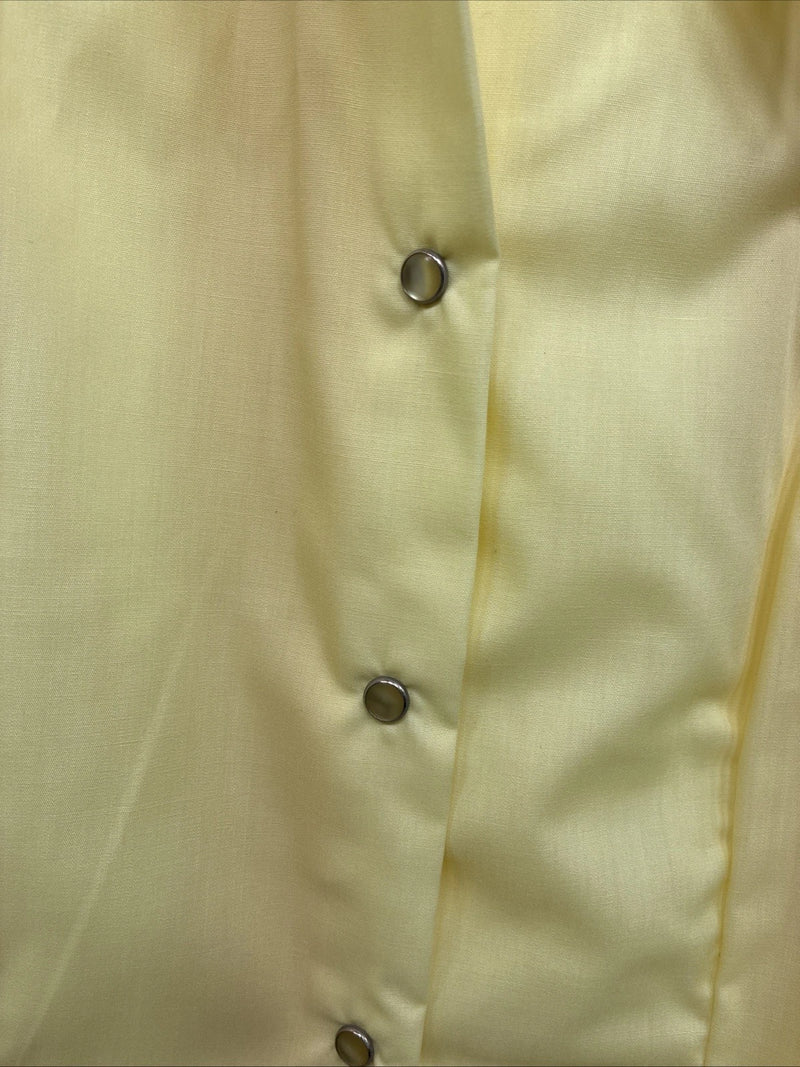 New Women’s Panhandle Slim Yellow Long Sleeve Pearl Snap 14 Medium II-82