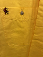 New Men’s PBR Wrangler Yellow Blue Long Sleeve Button Up 2XL T-28