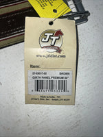 New EQUIROYAL Brown English Girth Panel Premium 50” #21-590-7-50 BB-19