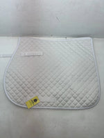 New International White English All Purpose Saddle Pad Full #158553 MM-600