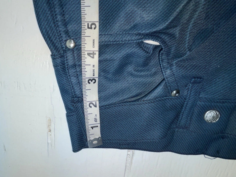 New Vintage Blue Polyester Pants #2624 3A-10