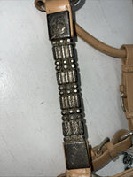 New Congress Leather Show Halter W Lead rope #6903Y U-30