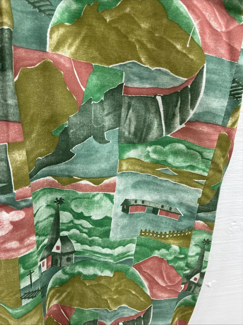 New Youths Dickson Jenkins Green designed Short Sleeve Pearl Snap 15 Medium T-96
