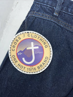 New Women’s Cross J Denim Jeans No Back Pockets. 15/16x34 J-10