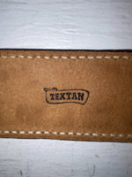 New Brown Genuine Leather Tex Tan Tooled 30” Belt #1638B JJ-160