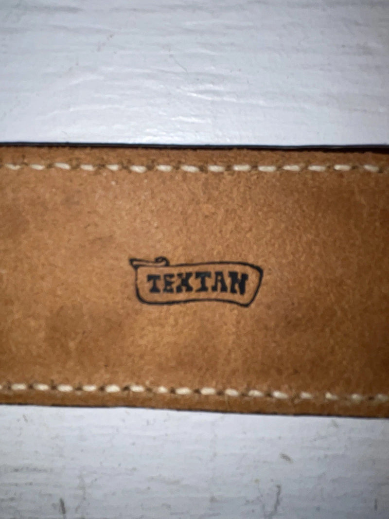 New Brown Genuine Leather Tex Tan Tooled 30” Belt #1638B JJ-160