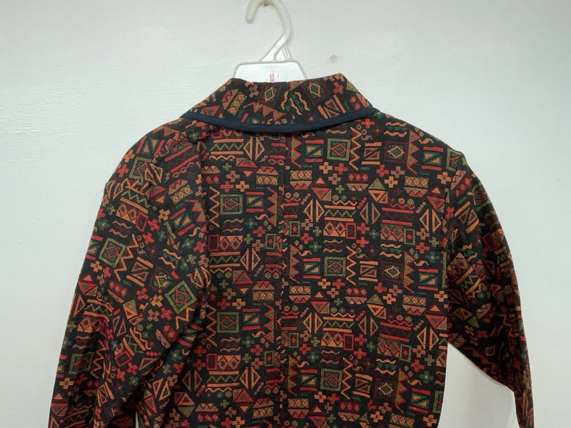 New Women’s Red Crazy Cowgirl Long Sleeve Shirt M #ccj74 3B-91