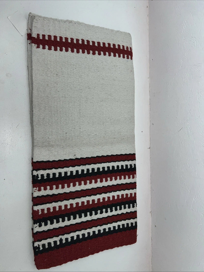 New Red White Show Saddle Pad Blanket 34x36 #31639 Pad-30
